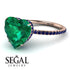 Heart Shape Emerald Ring - Noelle No. 65